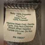 Vera Bradley  Grey Charcoal Floral Sherpa
Teddy Quarterzip Pullover size XL Photo 3