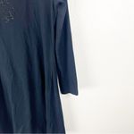 Ralph Lauren LAUREN  Black Ling Sleeves Sequin Logo Dress, Size Large Photo 6