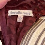 Charlotte Russe  long sleeve velvet detail jumpsuit romper, Small Photo 6