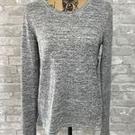 90 Degrees Grey Marled Pullover Open Back Gray Size M Photo 0