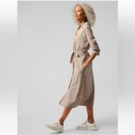 Athleta  Urbanite Textured Stripe Shirt Dress in City Stripe Abalone Photo 2