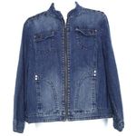 Lane Bryant Full Zip Jean Jacket Size 18/20W Photo 0