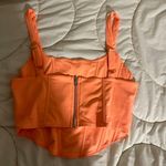 Orange Corset Tank Top Size L Photo 1