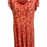 Connected Apparel  size 16 coral pink dot patterned  dress Photo 0