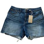 Madewell NWT High-Rise Denim Shorts in Glenoaks Wash: Cutoff Edition 31 Photo 8