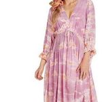 Young Fabulous and Broke Young, Fabulous & Broke Sheena Tie-dye cover up dress in pink Photo 0