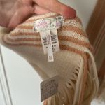 Free People  Striped Tan and Pink Scarf Photo 3