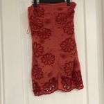 Free People New  Sizzle‎ Mini Dress Floral Embroidered Smocked Size Medium Women Photo 5