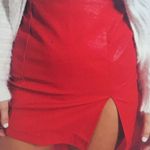 Windsor Red leather skirt Photo 0