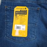 Carhartt  18 Tall Rugged Flex Relaxed Fit Women’s Jeans Stretch Work Denim Blue Photo 4