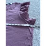 joe's jeans Joe’s Jeans Eyelet Flutter Sleeve Top in Rose NEW NWOT, Size L MSRP $148 Photo 5