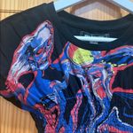 Urban Outfitters  Size Small Black Skull Top Photo 2