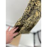Anthropologie Weston Wear Emerging Leaves Sleeveless Dress Size 2 Yellow Black Photo 5