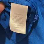 Talbots Crisscross V Back Flutter Sleeve Top/Blouse – Color Bright Blue– Size M Photo 4