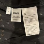 Reformation  Womens Wrap Blouse Polka Dot Sheer Long Sleeve V-Neck Top Black Med Photo 8