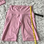 Catherine Malandrino  2 piece set Sports bra & Biker shorts in Pink size Medium Photo 5