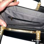 Womens Boutique Tote Bag Purse Shoulder Bag Handbag Black Handle and Crossbody Photo 9