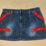 U.S. Polo Assn. Denim Zippered Mini Skirt Size 11/12 Photo 0