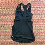 Lululemon TWIST AROUND 2 n 1 BLACK ATHLETIC BRA TANK COMBO WORK OUT Photo 7