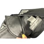 Diane Gilman Y2K  100% Silk Black Button-Up Long Sleeve Shirt Bead Detailing Sz M Photo 6