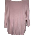 Aritzia Aritiza‎ Babaton Blush Pink V Neckline Long Sleeve Top Photo 1