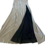 Lulus Searching For You Metallic Gold Glitter Mermaid Maxi Dress Womens Med NEW Photo 8