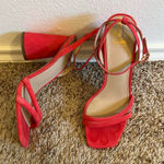 Sam Edelman  Women's Kia Pink Velvet Heels Photo 0