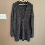 Free People Oversized Bouclé V-Neck Cardigan Small Photo 2