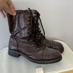 SO Brown Leather Lace Photo 0