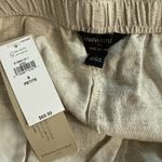 Banana Republic  Wide Leg Crop Pull On Pants Small Petite NWT Linen Blend Beige Photo 8