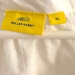 Roberta Roller Rabbit  Ulli Top Peasant Bohemian White Top Blouse Shirt Size XL Photo 6