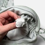 Revolve  Cloud Dancer Green and White Ruched Side Tank Top Photo 3