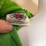 Vintage 70’s Lanz Original Maxi Dress, Kelly Green & White, Vintage Sz 13 Photo 10