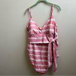Isabel tie dyed pink padded maternity Swimsuit Size XL Photo 1