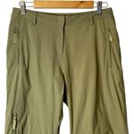J. Jill Olive Green Hiking Outdoor Utility Pants Sporty Camping Women’s 8 Photo 1