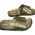 J.Crew  Sparkling Gold Slide Women’s Sandals New size 8 Photo 1