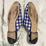 Gucci Horsebit Princetown White Blue Plaid Gingham Loafer Mules Photo 7