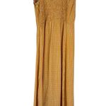 Faithfull the Brand Noemie MIDI Dress Yellow Striped Ruffle Tank Revolve US 6 Photo 9