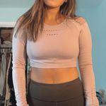 Gymshark Lilac Long Sleeve Crop Top Photo 0