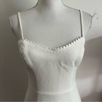 Dress the Population  • Solid White Ivory Scalloped Trim Adrian Dress Photo 1