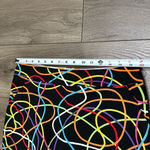 Loudmouth 16" Golf Skirt Black Multicolor Skort Size 8 Photo 7
