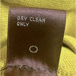 525 America  Mustard Yellow Knit 2 Button Blazer Jacket with Pockets Womens Large Photo 12