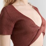 Naadam Reversible Cashmere Blend Ribbed Twist Dress Size XS NWT $325.00 Photo 7