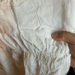 Sugar Lips Cream Eyelet Romper Photo 4