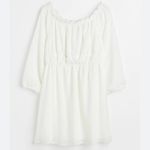 H&M Divided White Off the Shoulder Dress Size XXL Photo 5