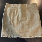 Newbury Kustom Army green jean skirt Photo 1