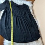 Max Studio  Sheer Black Long Sleeve Tunic Top Size Medium Photo 6