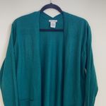 Sweet Romeo  dark forest green open cardigan small Photo 2