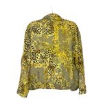 Vintage Baroque Leopard Silk Bomber Jacket | East West Versace Style 90s Small Gold Photo 1