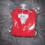 Everlane NWT  The Organic Cotton Big‎ Red Polo Short Sleeve Shirt Small Photo 8